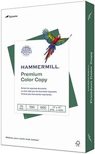 Hammermill Printer Paper, Premium Color 28 lb Copy Paper, 11 x 17 - 100 Bright, Made in the USA, 102541R - 1 Ream (500 Sheets)