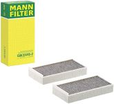 MANN-FILTER CUK 23 015-2 Cabin Air Filter - Pollen Filter with Activated Carbon