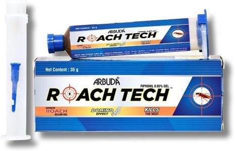 Arbuda Roach Tech Gel for Cockroach Control | Fast Acting Gel Bait | Colony Destroyer | Ready to Use (35g, Pack of 1)
