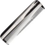 Kent FOT G 4.5" Handmade Pocket and Travel Comb - Fine Tooth Styling Comb for Fine or Thinning Hair, Mustache, Beard, and Hair Care