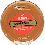 KIWI Mid Tan Shoe Polish 32g (1-1/8