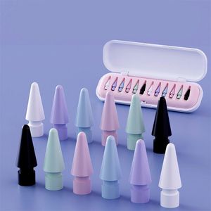 12 Pack Replacement Pencil Tips with Case for Apple iPad 2nd / 1st Generation - Sensitive and Precise Control iPencil Nibs Compatible with iPad for Pencil USB C/ 2nd/ 1st Gen Apple Pen
