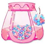Princess Tent for Kids with 50 Ball