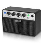 STRICH SEA-10 Electric Guitar Amp, Compact Portable Wireless Amplifier with Dual Channel, Clean Drive Tones, Rechargeable Guitar Amplifier 2 x 5 W for Beginner Practice with 1/8 Headphone Output