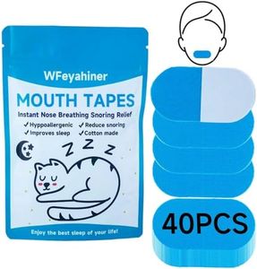 Mouth Tape for Sleeping, 40 Pcs Anti Snoring Sleeping Tape, Cotton Mouth Strips for Better Sleep, Snore Tape, Improves Sleeping and Wellbeing