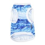 ILSMYSUTRA Dog Cooling Vest Summer Breathable Sleeveless Vest for Training Hiking Sport Blue L | Dog Supplies | Clothing & Shoes