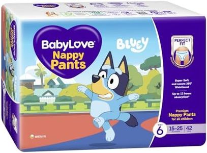 BabyLove Nappy Pants, Size 6 (15-25kg) | 84 Pieces (2 x 42 Pack)