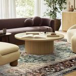 QD-Udreamy 5x7 Area Rugs - Machine Washable Rugs for Living Room, Modern Area Rug with Non-Slip Backing, Stain Resistant Abstract Rug for Bedroom, Ultra-Thin Large Area Rugs for Home Decor