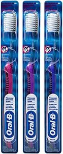 Oral-B Indicator Ortho Toothbrush, Trimmed for Braces, 35 Soft (Colors Vary) - Pack of 3