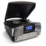 Trexonic Retro Record Player with B