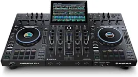 Denon DJ PRIME 4+ Standalone DJ Controller with Stem Separation on 4 Decks, Wi-Fi Streaming, Drop Sampler Mixer, 10.1" Touchscreen, Light Control