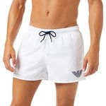 Emporio Armani Men's Standard Essential Swim Boxer, Bianco, 54