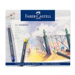 Faber-Castell Creative Studio Goldfaber Colour Pencil, Multicoloured (Multicoloured) Tin Of 24 Pencils, For Art, Craft, Drawing, Sketching, Home, School, University, Colouring