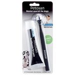 Petosan Dental Kit for Dogs, Brush and Paste, Large