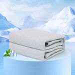 Rywell Dog Cooling Blanket,40 * 60IN Dog Blanket, Dog Cooling Mat Q-Max>0.5, Cooling&Cotton Surfaces for All Seasons,Protect Furniture,Washable Cooling Blanket for Dogs