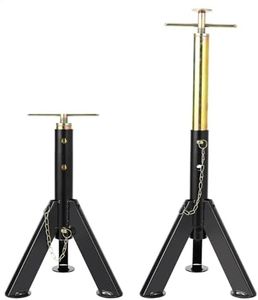 Garvee 2-Pack 3-Ton (6000lbs) RV Stabilizer Jacks - Telescopic 16"-30" Adjustable Support Stands for Travel Trailers, 5th Wheels & Campers | Heavy Duty Leveling Jacks, Black