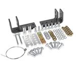 Universal Installation Kit w/Hardware and Brackets for Reese 5th Wheel Trailer Hitches Installation Kit #30035, 58058 (10 - Bolt Design)