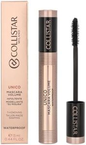 Collistar Mascara Volume Unico Nero Intenso Waterproof , Ultra-Volume, Modulabile, Azione Infoltente, Oftalmologicamente Testato, per Occhi Sensibili, 13 ml