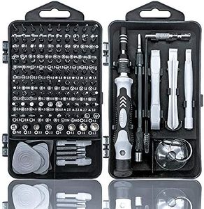 Kit Destornillador de Precisión, 115 en 1 Kit Destornillador de Precisión, Mini Destornillador Kit Herramienta Informática para PC, MacBook, iPhone, Gafas, Reloj, Smartphone