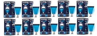 Halonix 10W Up Down Glow Blue & White 3 modes led bulb | Switch On-Switch Off to change led bulb color | Decorative led bulb | Base-B22 | Pack of 10