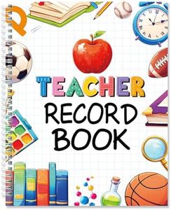 Teacher's Record Book Class Grade Book Teacher's Assignment Attendance Test Grade Book Classroom Office Supplies 8.5 * 11 inches (White)