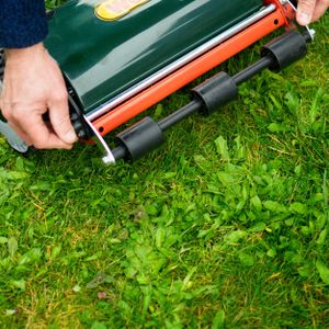 Webb Sidewheel Manual Cylinder Lawnmower, 30cm, 4 Heights, 17L Box