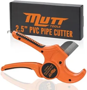 AMERICAN MUTT TOOLS 2 1/2 Inch PVC Pipe Cutter – Ratcheting PVC Cutter – PVC Cutter Tool, PVC Pipe Cutter 2 Inch, Pipe Cutters, PVC Tools, Abs Pipe Cutter, PVC Cutters Ratcheting, Plastic Pipe Cutter