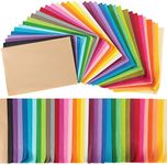 Colored Tissue Paper for Gift Bags, Colored Tissue Paper for Crafts, Gift Wrapping Tissue Paper Bulk - 375 Sheets in 36 Assorted Colors (12 in x 8.4 in)