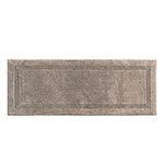 NauticaHome | Peniston Collection | Bath Runner-100% Cotton, Ultra Soft & Absorbant, Oeko-Tex Certified, Slip Resistant Backing, 60 x 22, Brown