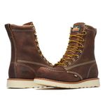 Thorogood Men's American Heritage Wedge Safety Toe Work Boot, Brown, 11 D US