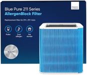 BLUEAIR Blue Pure 211+ Series AllergenBlock Filter, Genuine Replacement, Blueair Filter Allergies, Pet Dander, Pollen, Dust, Blue Pure 211+ Series AllergenBlock Filter Fits Blueair 211+ and 211+ Auto