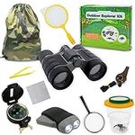 edola Explorer Kit & Bug Catcher Kit for Kids Outdoor Exploration for Boys Girls 3-12 Years Old Kids Binoculars