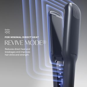 Cloud Nine Wide Hair Straightener – Grey Ceramic Plates