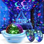 One Fire Night Light Kids,96 Lighting Modes Star Projector Lights for Bedroom, 360°Rotating+6 Films Baby Night Light Projector,Rechargeable Sensory Lights for Room Decor,Star Projector Kids Baby Gifts