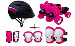 Jaspo Insane Queen Adjustable Roller Blade Skates Suitable for Age Group (6-14 Years) (Queen) Color-Pink