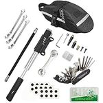 LEFUS Bike Tool Kit,Bike Tire Repair Kit with Storage Bag,Contains 26-in-1 Tool,Used for Mountain Bike,Road Bike,Motorcycle