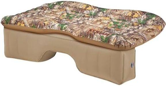 AirBedz Pittman Outdoors - PPI CMO_TRKMAT AirBedz Rear Seat Air Mattress for Trucks and SUVs with Portable DC Air Pump, Realtree Camo, Full Size, Tan