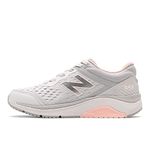 New Balance Women's 847 V4 Walking Shoe, Arctic Fox/Silver Mink/Peach Soda, 8 Narrow