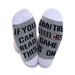 Generic Brands Steelers Gift American Football Gift Football Fans Gift Funny Birthday Gift Novelty Football Socks (Steelers)