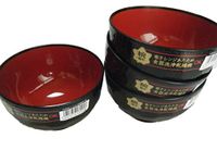 Japanese Miso Soup Cup Bowls Mug Rice Bowls 4sets Microwave OK.Dishwasher OK.Made in Japan