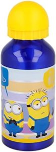 Minions 2 | Aluminium Children's Bottle - Children's Water Bottle - Reusable Water Bottle - 400 ml