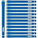 yamato Blue Nature Rubber Golf Grips Set Packed with 13 Piece Mid Size Golf Club Grips,All Weather Golf Grip