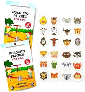 RiptGear Mosquito Patches Plus Size for Kids (144 Pack) - Mosquito Stickers for Kids and Adults, Natural Mosquito, Citronella Patch Sticks to Any Surface - DEET Free Bug (144 Pack)