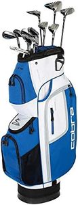 Cobra Golf Fly-XL Complete Golf Set-Graphite RH Cart Bag, BlackBlue