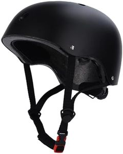 BORATO Bike Safety Hat for Adults, Skateboard Protective Hat, Lightweight Head Protector, Bike Hat Safety Hats for Men Women Kids Black