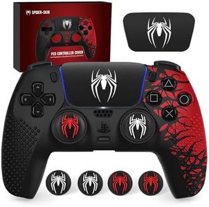 Darno Anti-Slip Silicone Skin for Ps5 Controller, Ps5 Controller Accessories, Soft Protective Cover Case for PlayStation 5 Controller with Touch Pad Stickers