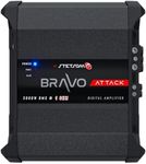 Stetsom Bravo Attack 3000 1 Ohm Mono Car Amplifier, 3000.1 3K Watts RMS, 1Ω Stable Car Audio, Full Range HD Sound Quality, 3000x1, Crossover & Bass Boost, Car Stereo Speaker MD, Smart Coolers