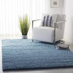 REYAZ HANDICRAFTcarpet Soft Modern Shag Area Rugs Fluffy Living Room Carpet Comfy Bedroom Home Decorate Floor Kids Playing Mat 9 Feet by 12 Feet,Turquise