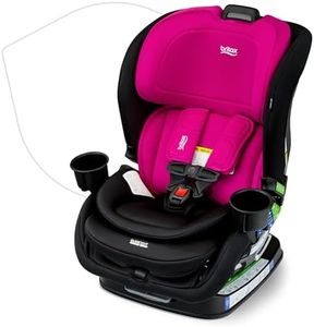 Britax Poplar Convertible Car Seat, 2-in-1 Car Seat with Slim 17-Inch Design, ClickTight Technology, Magenta Onyx