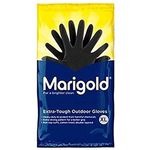 Marigold Unisex Rubber Gloves, Black, XL Pack of 6 UK